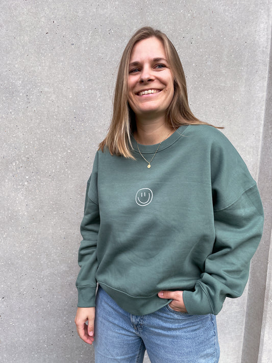 little smile - Women Sweater, green