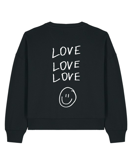 love love love - Women Sweater, schwarz