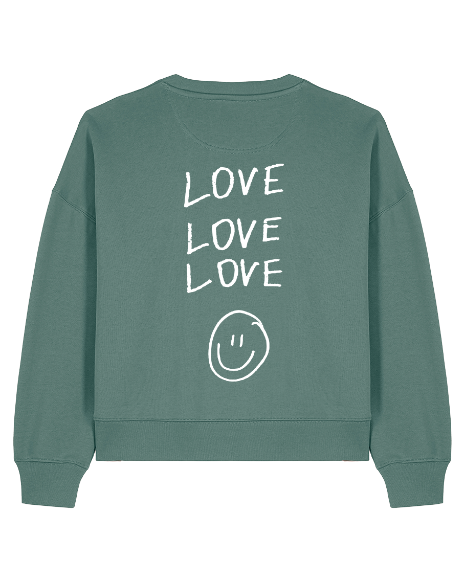 love love love- Women Sweater, green