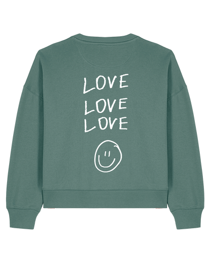 love love love- Women Sweater, green