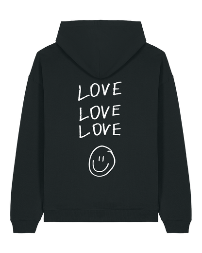 love love love - Unisex Hoodie, schwarz