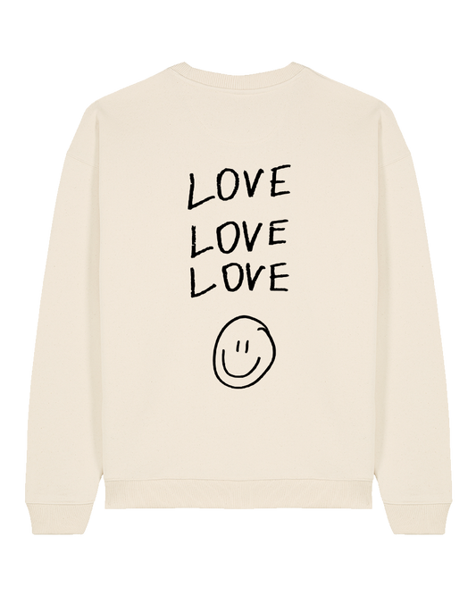 love love love- Unisex Sweater, nature