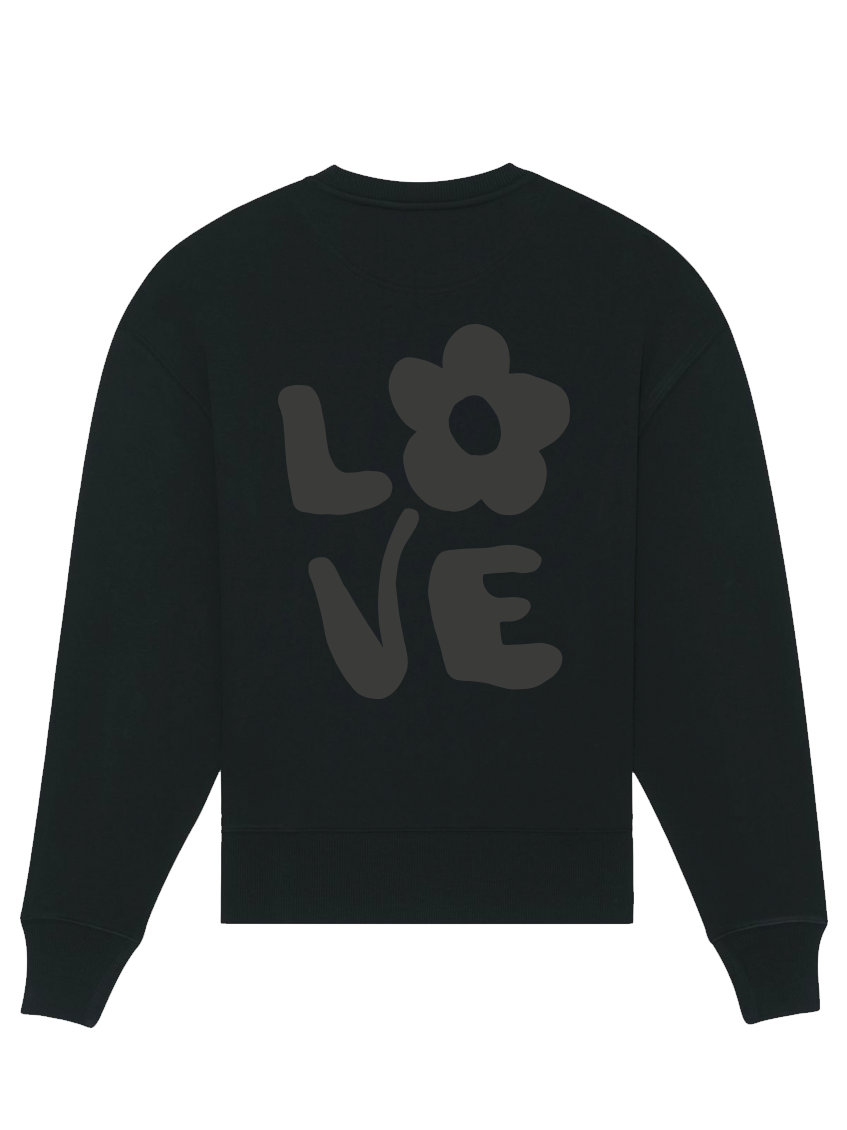 LOVE - Unisex-Sweater, schwarz