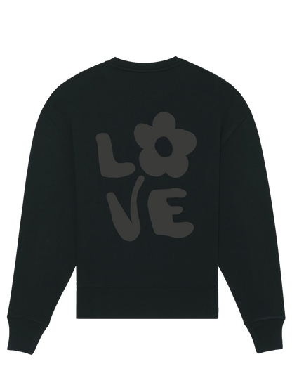 LOVE - Unisex-Sweater, schwarz