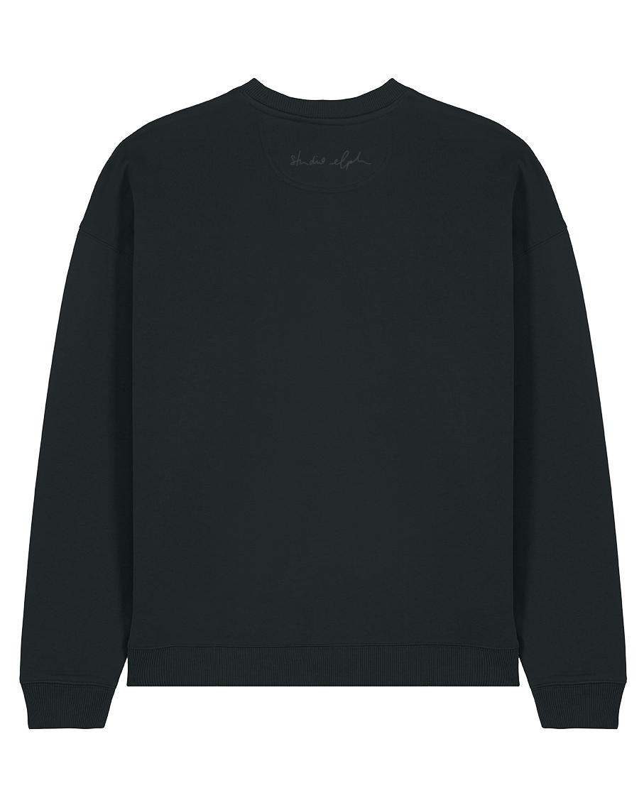 little smile - Unisex Sweater, schwarz