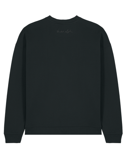 little smile - Unisex Sweater, schwarz