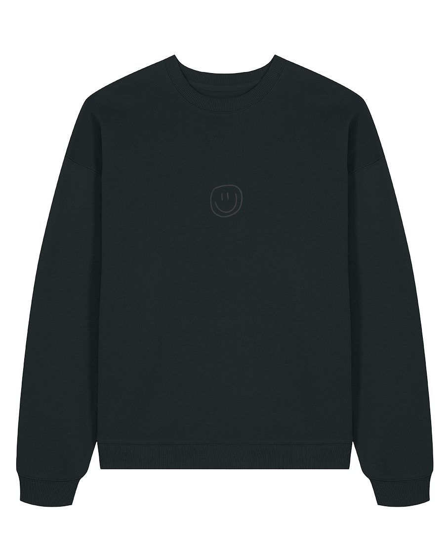 little smile - Unisex Sweater, schwarz