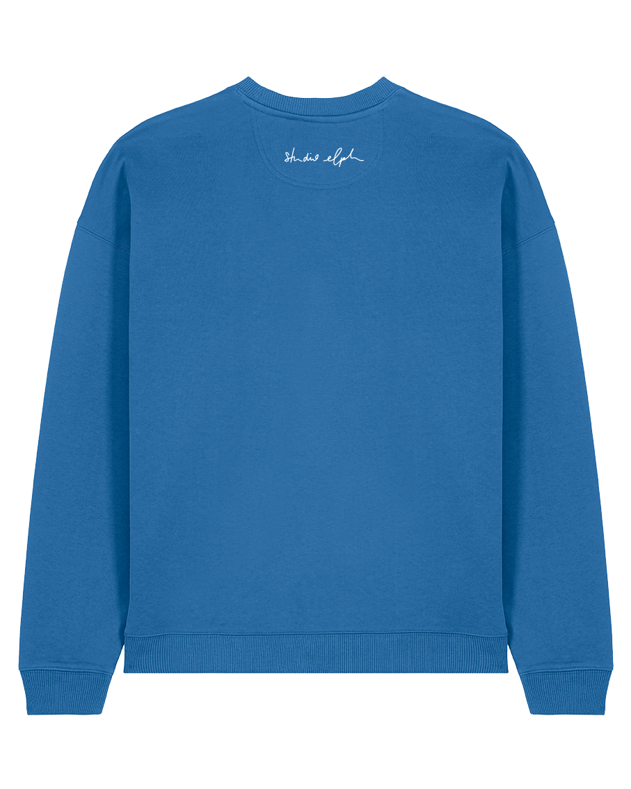 little smile- Unisex Sweater, blue