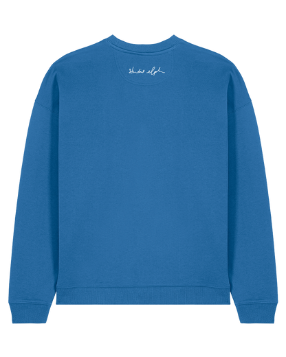 little smile- Unisex Sweater, blue