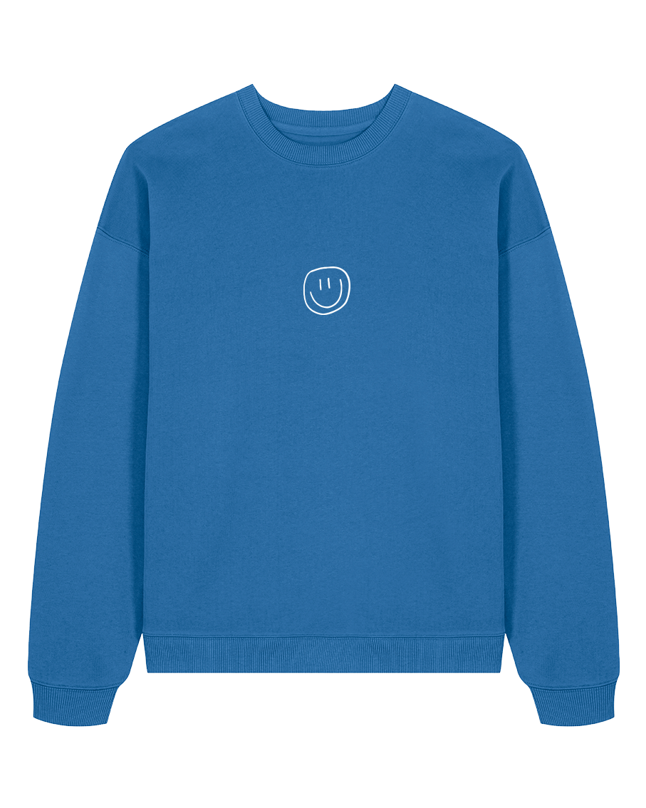 little smile- Unisex Sweater, blue