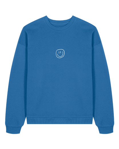 little smile- Unisex Sweater, blue