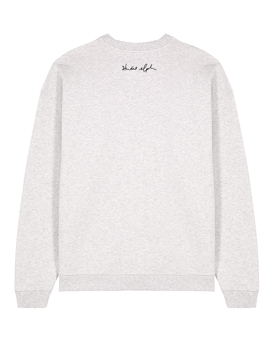 little smile - Unisex Sweater, hellgrau