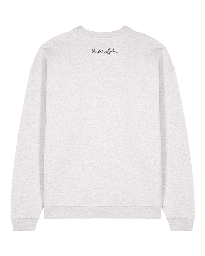 little smile - Unisex Sweater, hellgrau