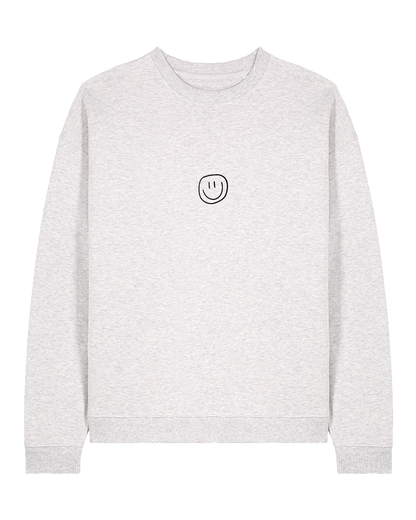 little smile - Unisex Sweater, hellgrau