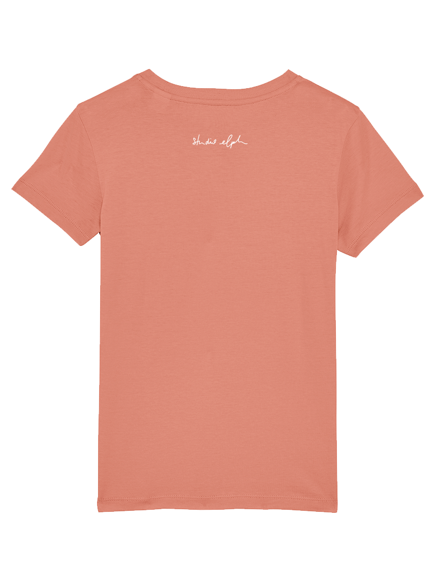 Erdbeeren - Kids-Shirt, peach