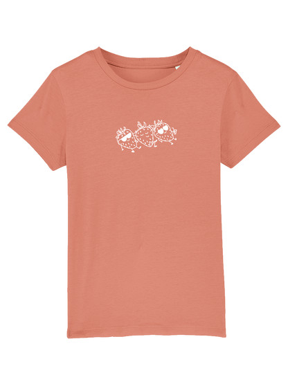 Erdbeeren - Kids-Shirt, peach