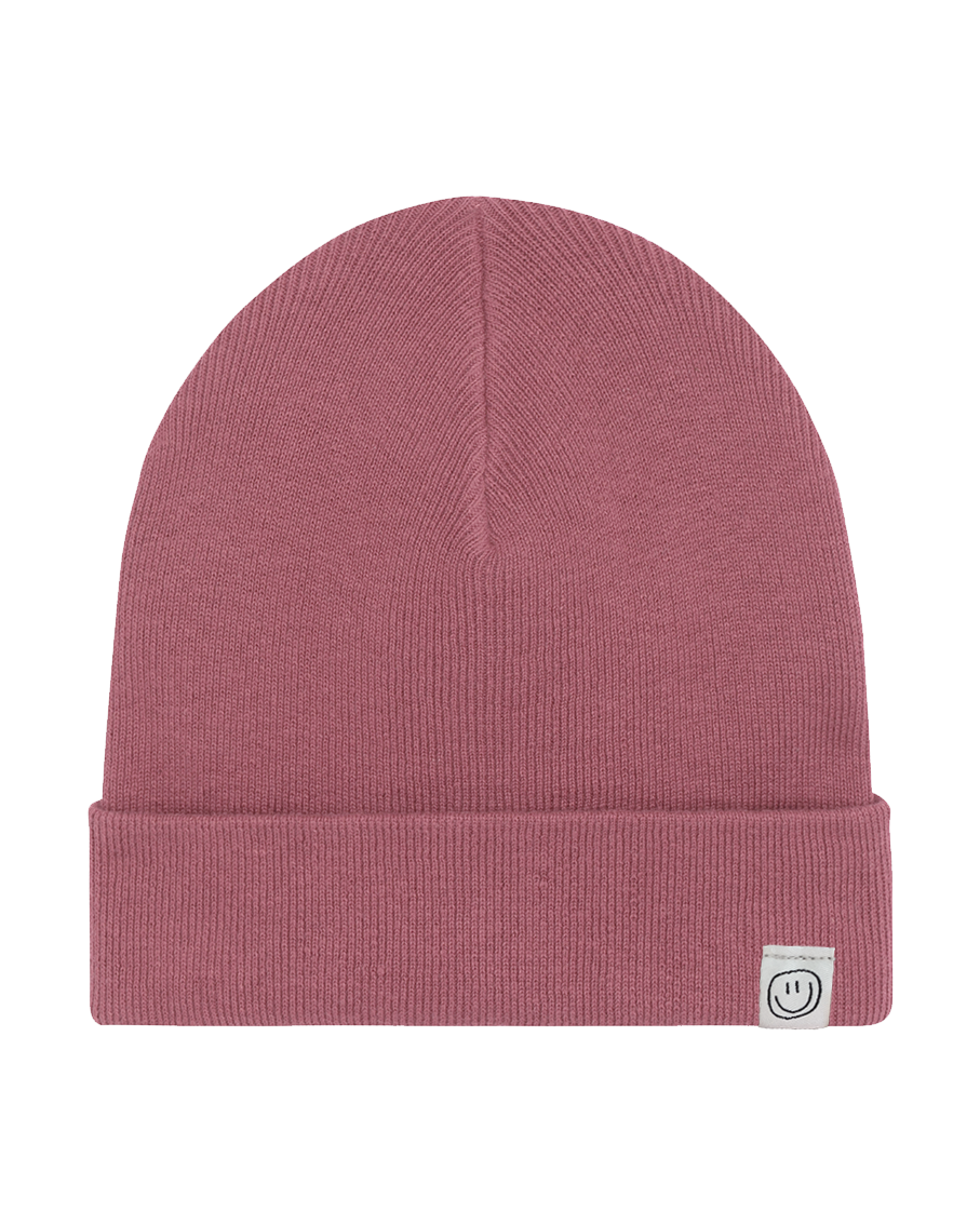 smile - Strick Beanie - verschiedene Farben