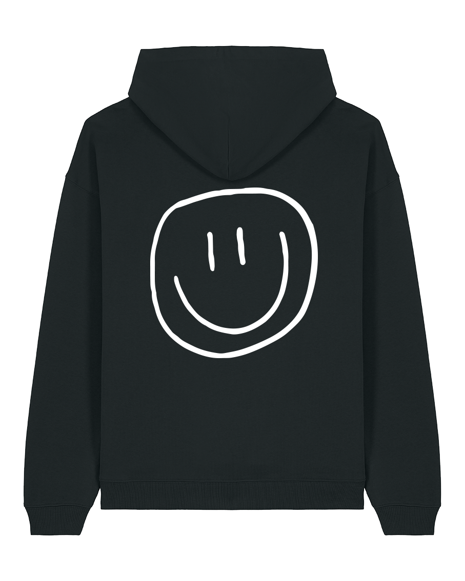 smiley - Unisex Hoodie, schwarz