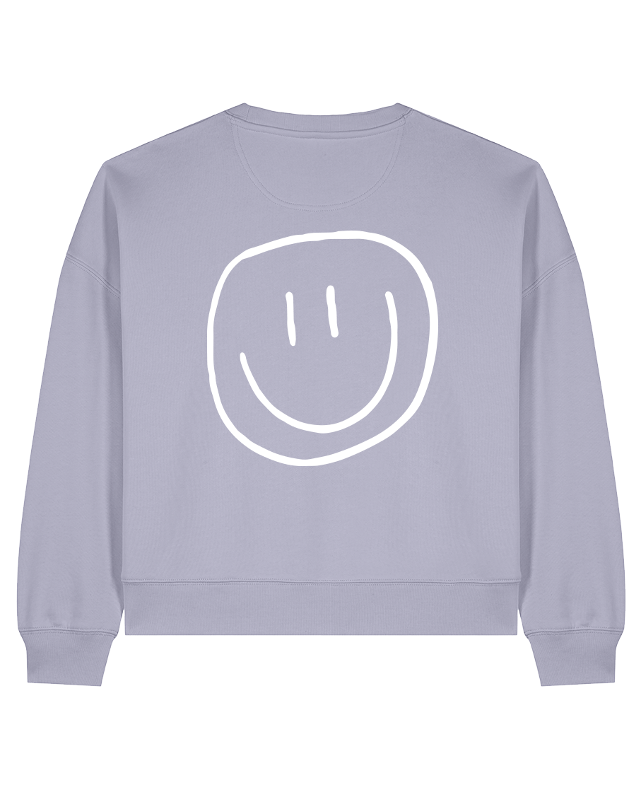 smiley - Women Sweater, lilac