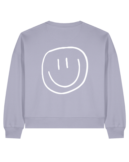 smiley - Women Sweater, lilac