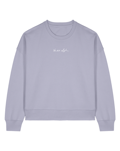 smiley - Women Sweater, lilac