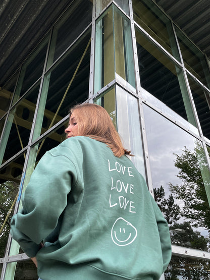 love love love- Women Sweater, green