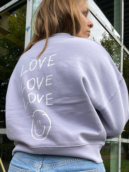 love love love - Women Sweater, lilac